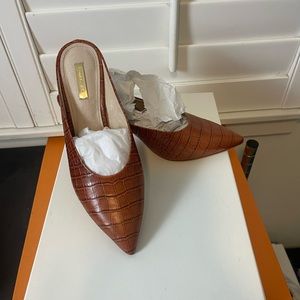 Louise et Cie mock-croc Mules